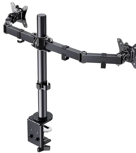 Desk Mount Monitor Arm Adjustable Single Monitor Ergonomic Articulating Arm - Desk Clamp/Grommet