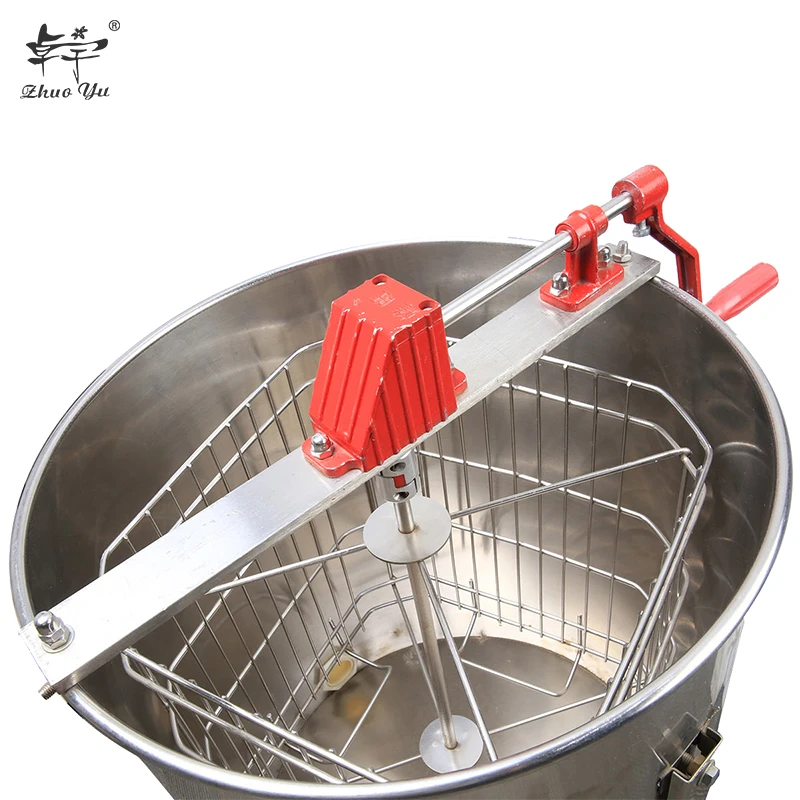high quality beekeeping equipment 4 frames manual honey extractor