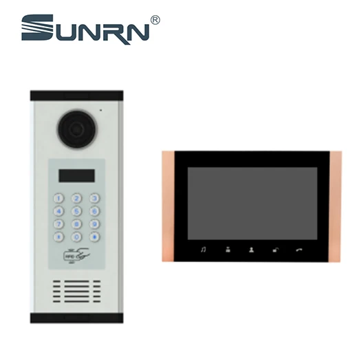 4.3 inch Building Access Control System Multi Apartment video door phone smart building video ring doorbell IP intercom system