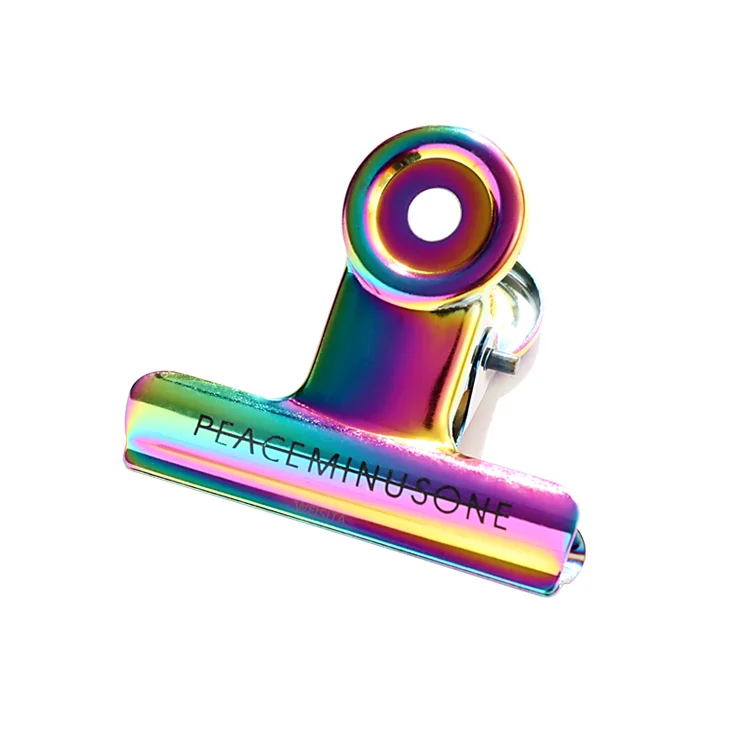 Manufacturer Custom Different Design Paper Clip Metal Wing Clips for Sale China Laser OEM Customized Logo Metal Spring Clip