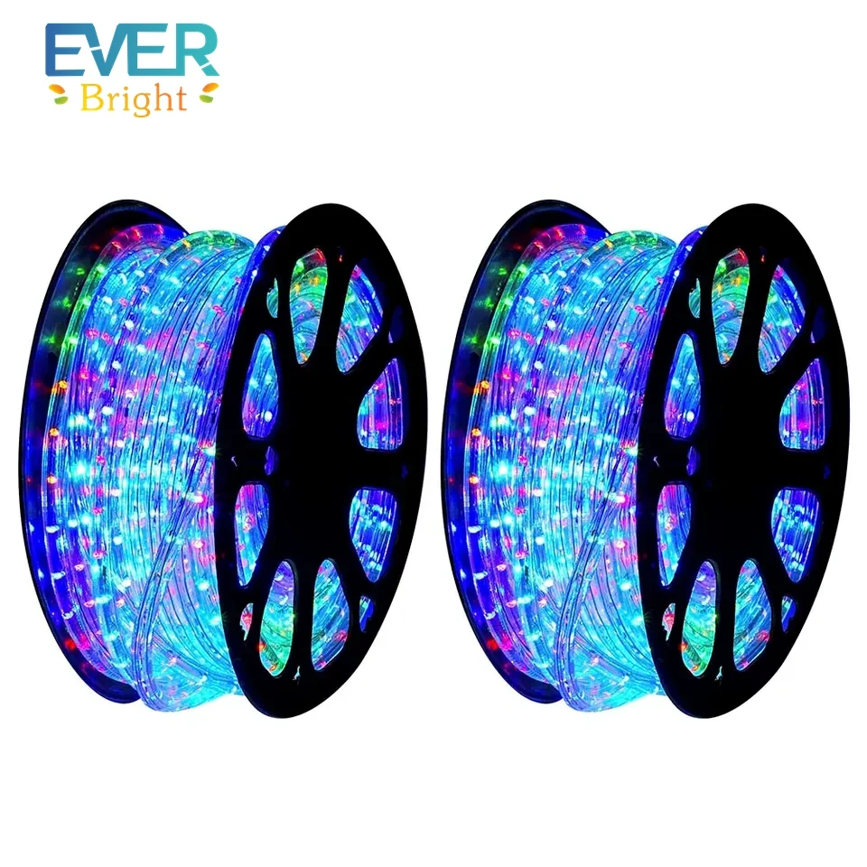 waterproof led rope light color changing 10 meters set  led 220v outdoor decoration christmas led rope light