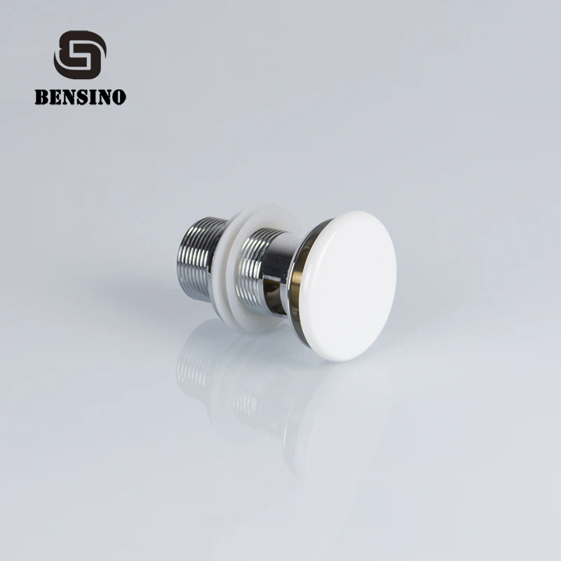 Ceramic Bathtub Drainer Water Stopper Plug Pop Up Basin Waste