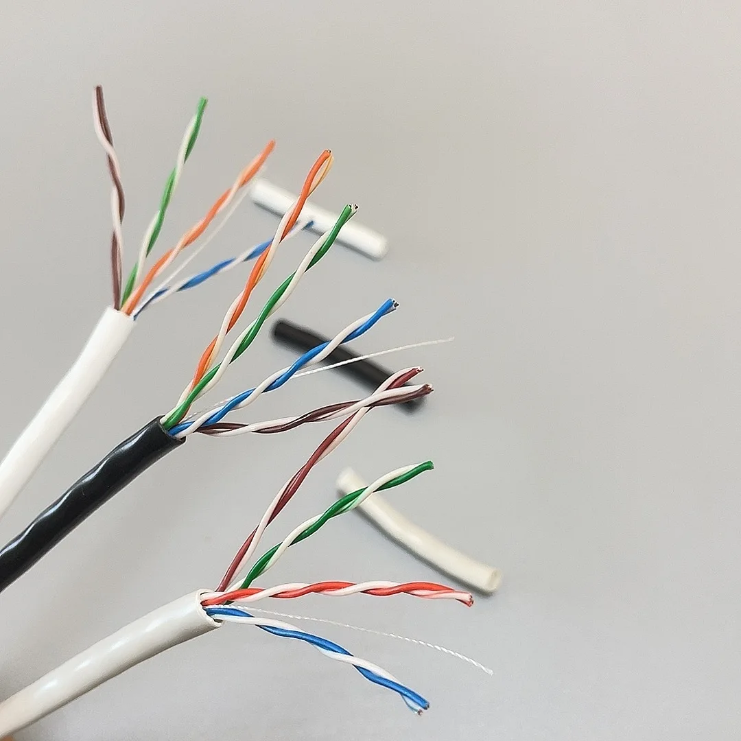 Category 6 network cable copper-clad aluminum gigabit supports Fluke engineering network cable Cat6 twisted pair