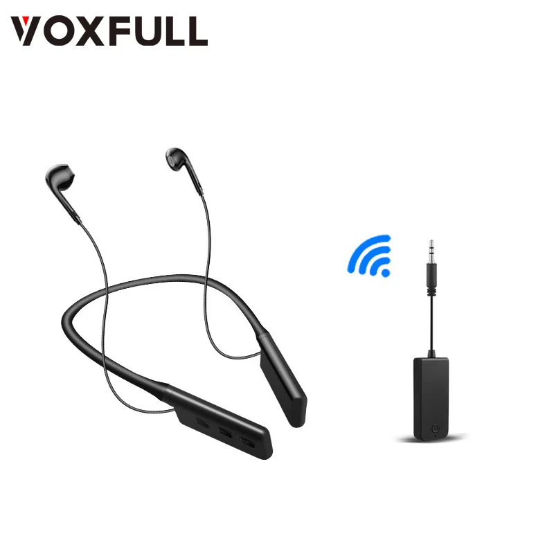 Voxfull VF01 oem odm private model HiFi live monitor gaming wireless wired neckband earphones headphones headsets