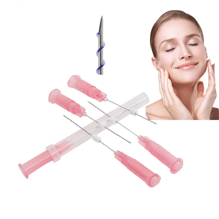 Korea Mono Screw 26G 90mm absorbable surgical suture pdo thread facial lift screw