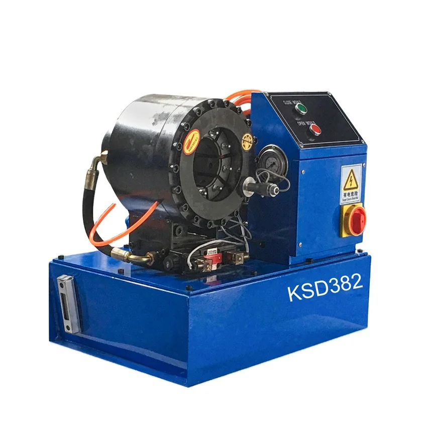 China high pressure hydraulic hose crimping machine cable press hose fitting crimper p32 wire rope tube swaging crimper