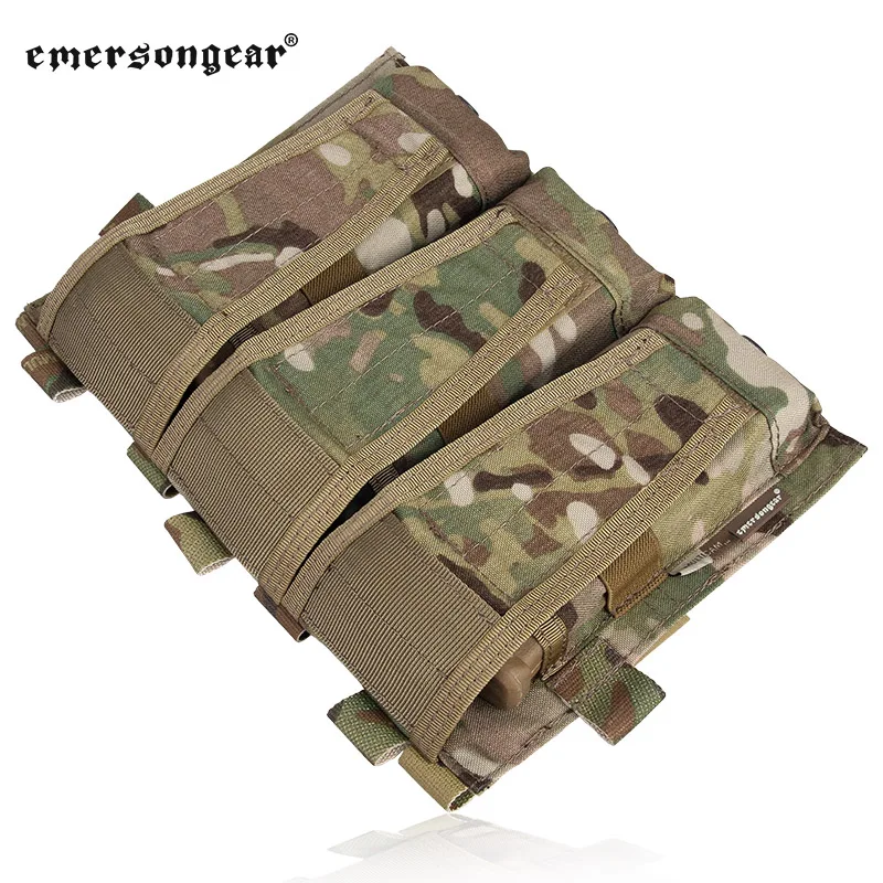  Emersongear Cordura 500D нейлоновый тройной мешочек Magzine Военная Тактическая Экипировка 5 56 чехол для журнала Molle AVS