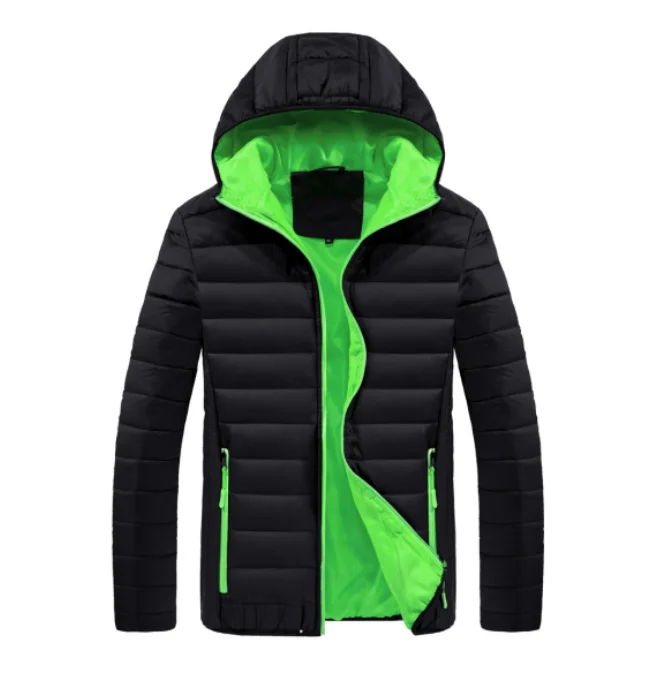 2020 New OEM Mens Puffer Windbreak Waterproof Customize Men Quilted Cotton Jacket for Winter Relaxtion-Safari