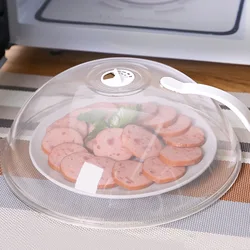 Reusable environmentally safe plastic microwave food cover transparent food preservation cover