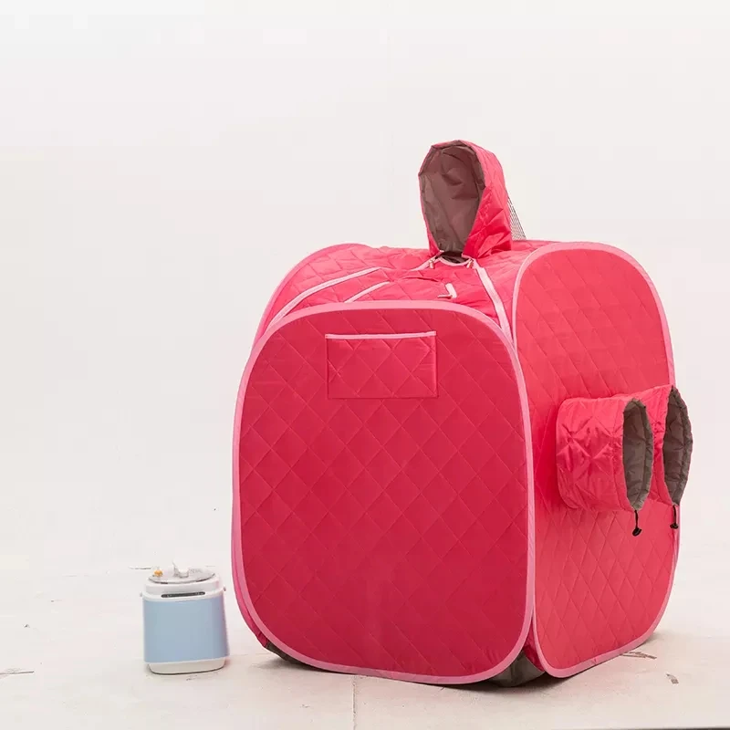 Customizable Spa Foldable Full Spectrum Salt Stone Far Infrared Sauna Room 2 Persons For Women