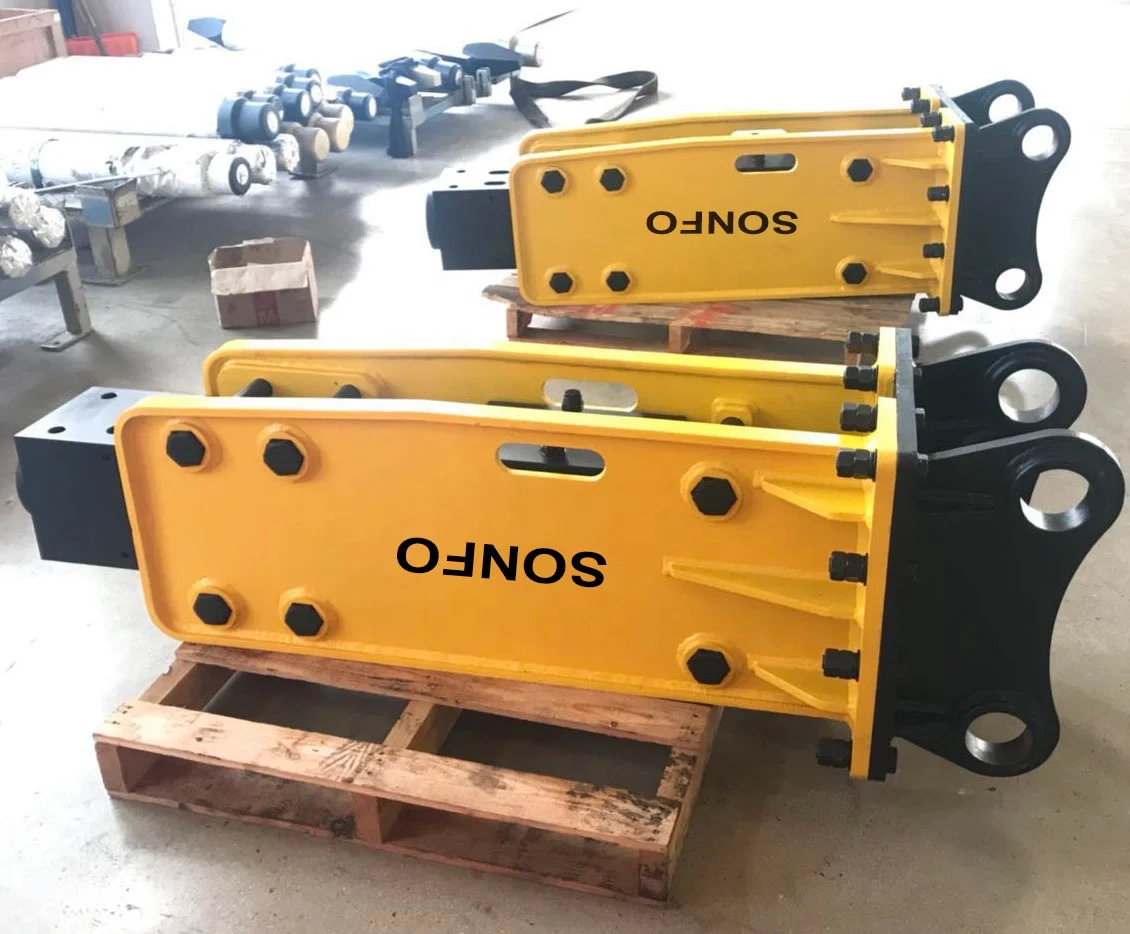 Mini Tractor Attach Sb20 Rock Breaker Hydraulic Silence Box Type Hammer Sb43 Sb30 Jack Hammer