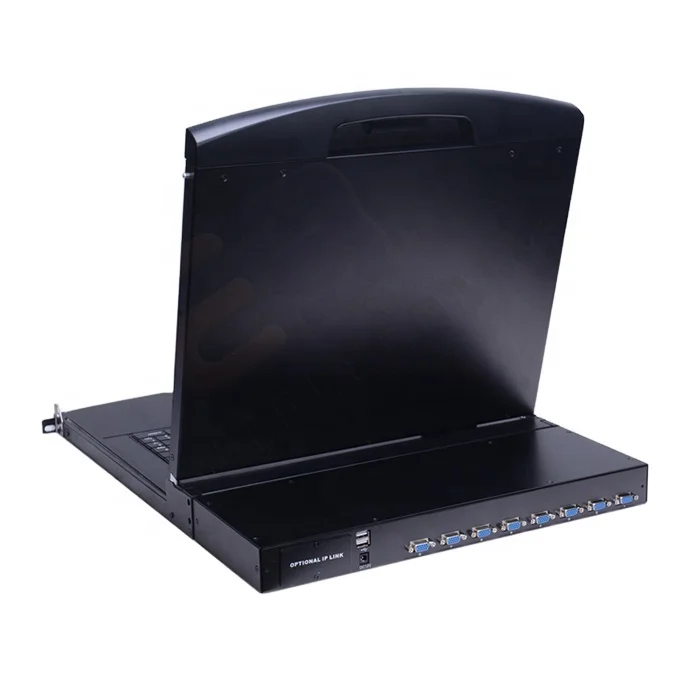 KVM Switch,19' installation+19-inch 8 port VGA LCD Screen