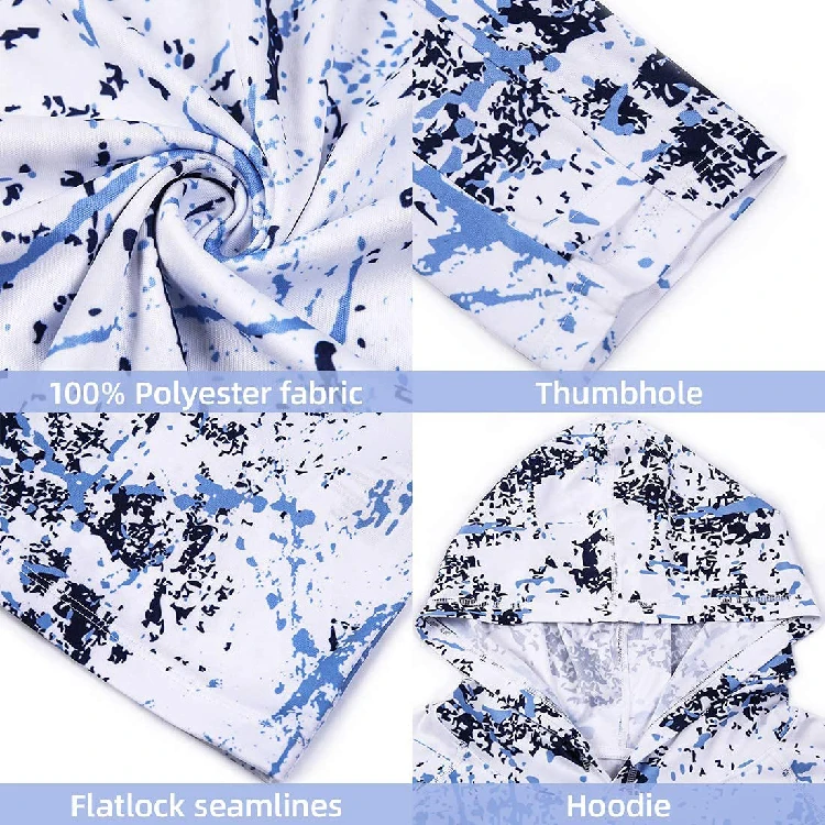 Fishing Wear Latest 2021 Summer New Arrival Upf 50 Sun Hot sell Custom Jersey Long Sleeve Hoodies Shirts for