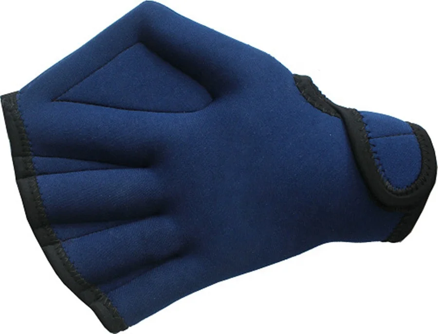 Custom Palm Hand Paddle Surfing Diving Equipment Water Resistance Neoprene Webbed Swimming Gloves