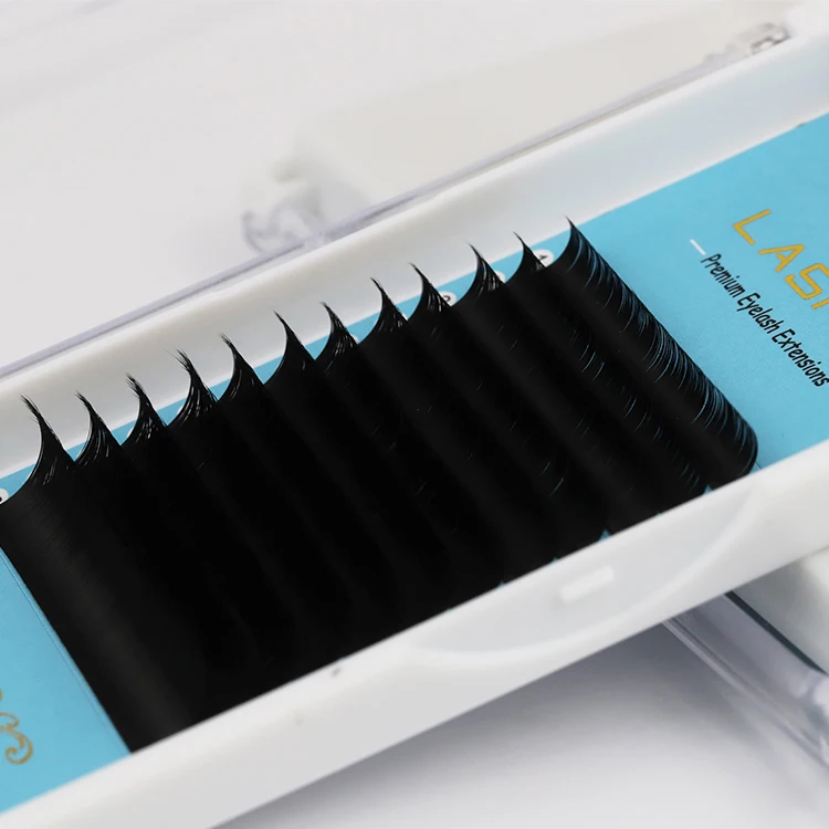 Korea private label lashes extension suppliers Factory eyelash extensions volume individual 3d mink eyelashes