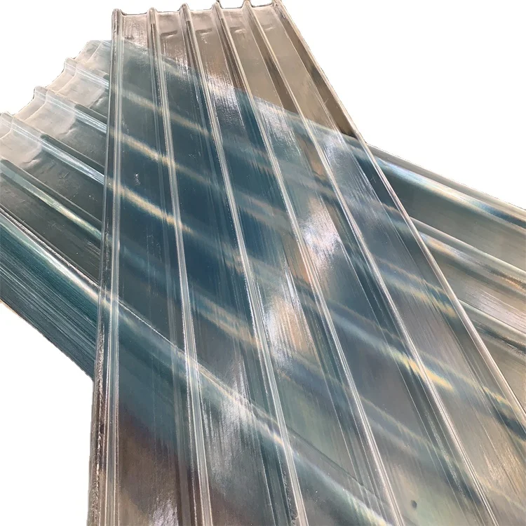 UV Protection transparent fiberglass composite plastic frp daylighting sheets