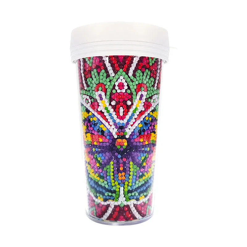 Hot Sale Butterfly Mug DIY 5D Diamond Art Painting Water Cup Kits for Beginners