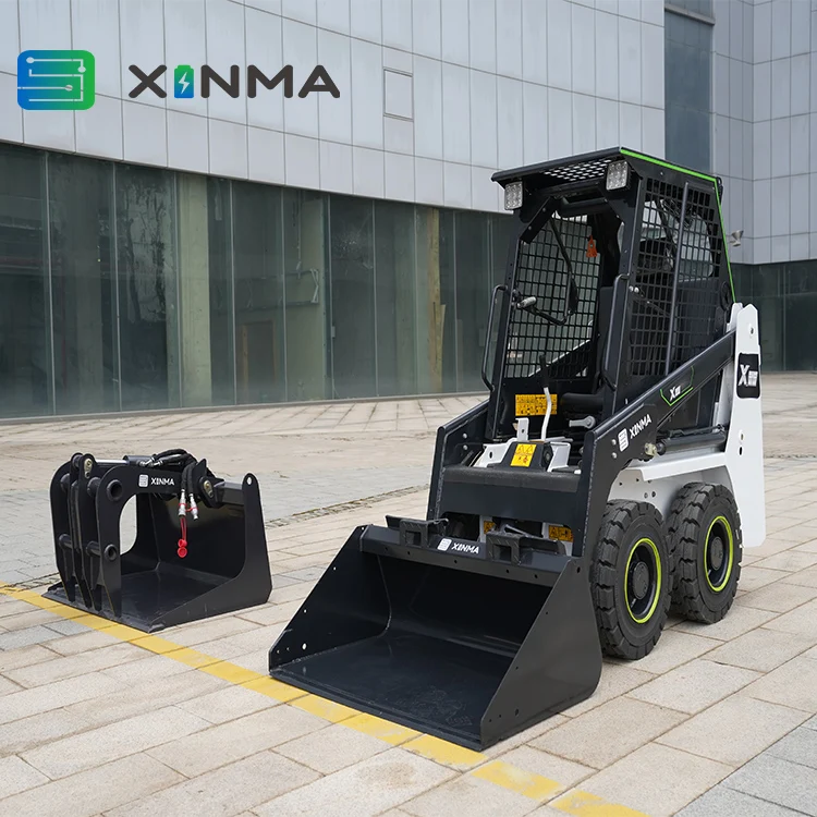 Cheap Price Compact Mini 0.36 ton Capacity Electric Skid Steer Loader for Hotel Building