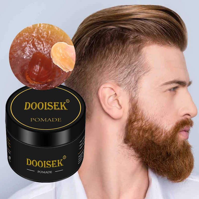 Wholesale OEM hair pomade wax for men private label Extra strong lasting hold men hair styling wax