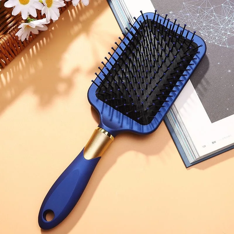 New arrival solid color fashion comfortable hair brushes for women ball tipped hair massage brush