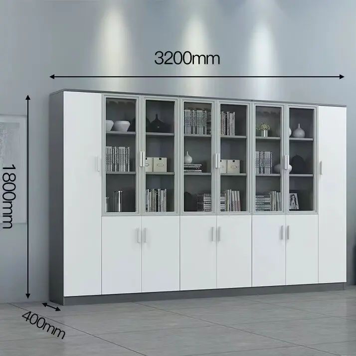 Factory Direct Customizable Steel Office Filing Cabinet Wooden Data Office Cabinet for Apartment Use