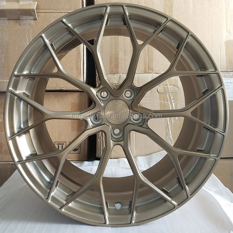 PENGZHEN brushed matte bronze car alloy wheels rims 5x112 18 19 20 inch for bmw 3 series 5 series 7 series