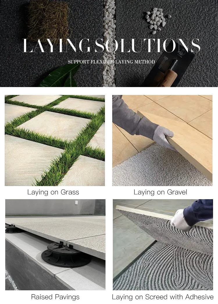 yubi eco porelain tiles laying solutions