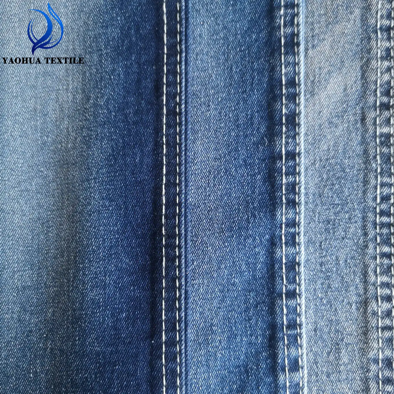 1016  Cheap wholesale price TR cotton/polyester/viscose/spandex woven denim fabric for jeans