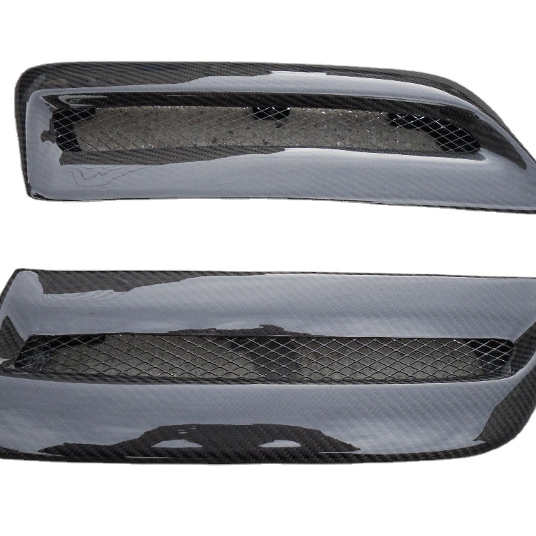 For EVO X EVO 10 OEM type 2 Carbon Fiber Hood Vents (pair)