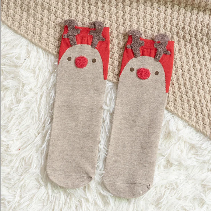 Hello Selected fashion popular red woman clothes dropshipping suppliers  Christmas socks