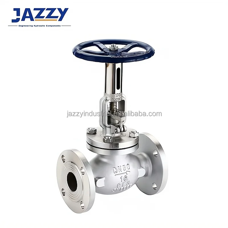 JAZZY hot sal double flanged gate check valve CLASS 600 Outside Screw Yoke Bolted Bonnet Cast steel globe valve Cast Steel Valve