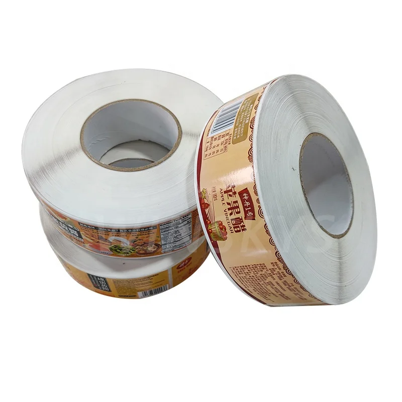 ECO waterproof custom printing removable personalize food drink jam cookies tea foil package pouch sticker labels