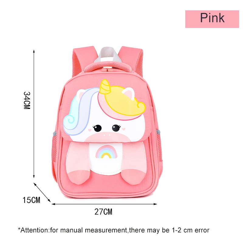 Cute toddler school bag for children waterproof with cute character toddler schoolbag light weight children bag
