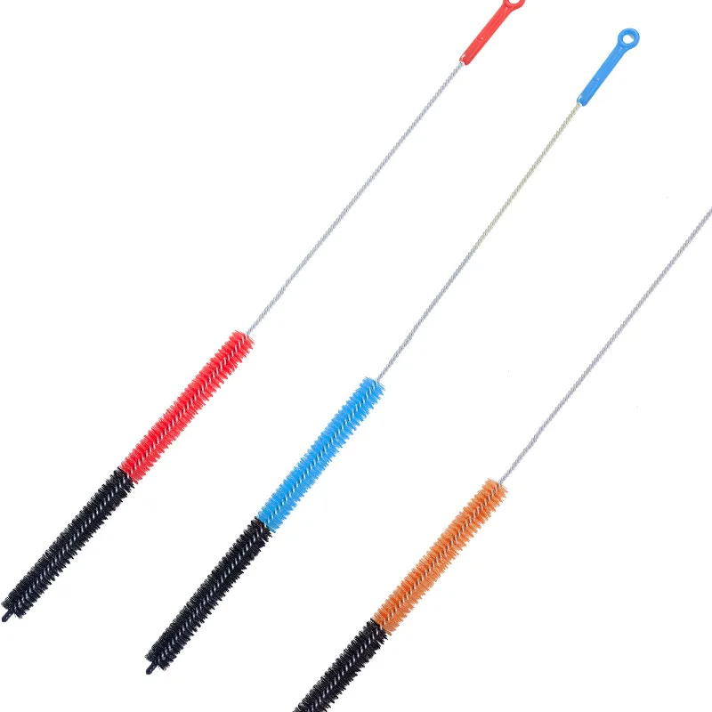 Flexible Tube Cleaning Spiral Wire Brush Water Small Large Extra Long Glass Pvc Pp Pipe Cleaner Cotton Brush Flexible Set