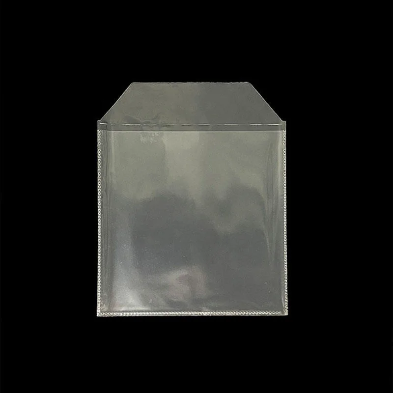 CD/DVD/BluRay Pocket Sleeves Clear PP Cover Envelope Holder  Plastic Storage Bag