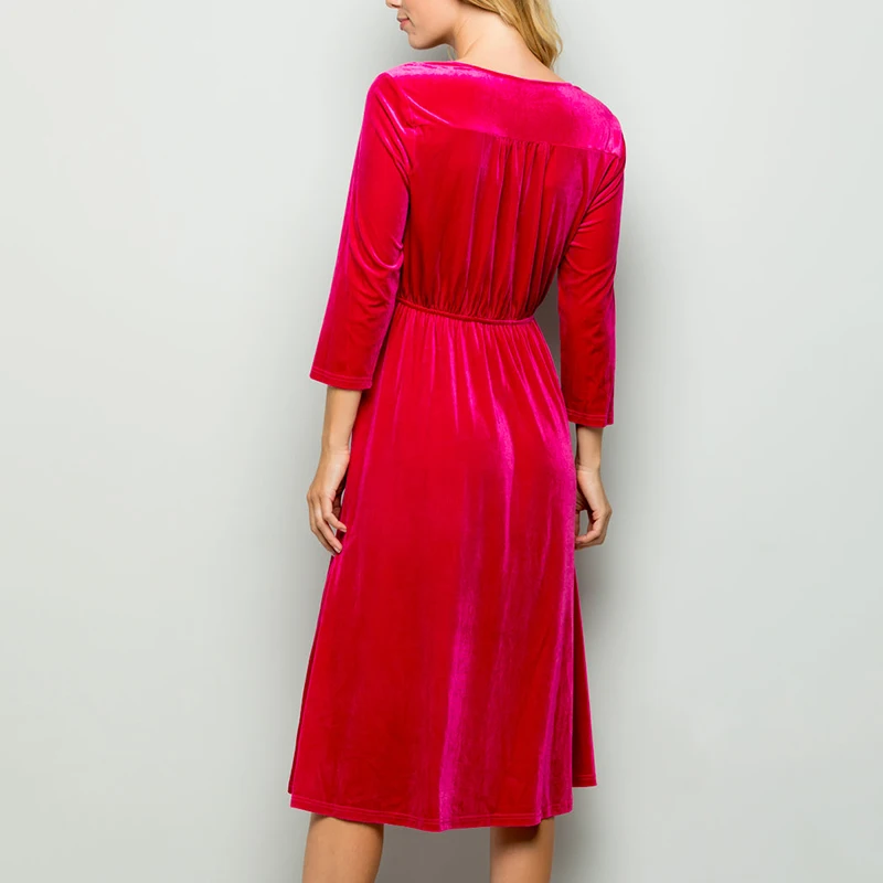 high quality red black pink yellow green royal blue velvet evening long sleeve maxi dresses for women ladies velvet dress