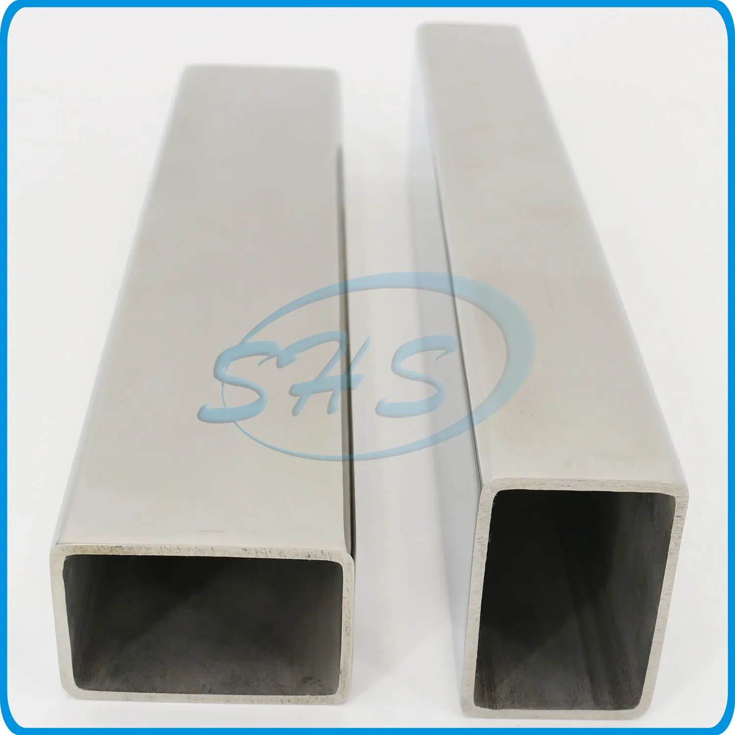 Customize AISI 201 304L 304 316L Stainless Steel Rectangular Pipes with Polishing Surface for Fence Balustrade
