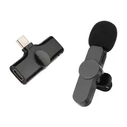 Amazon Mini Live Smart Recording Wireless Lavalier Microphone For Mobile Phone