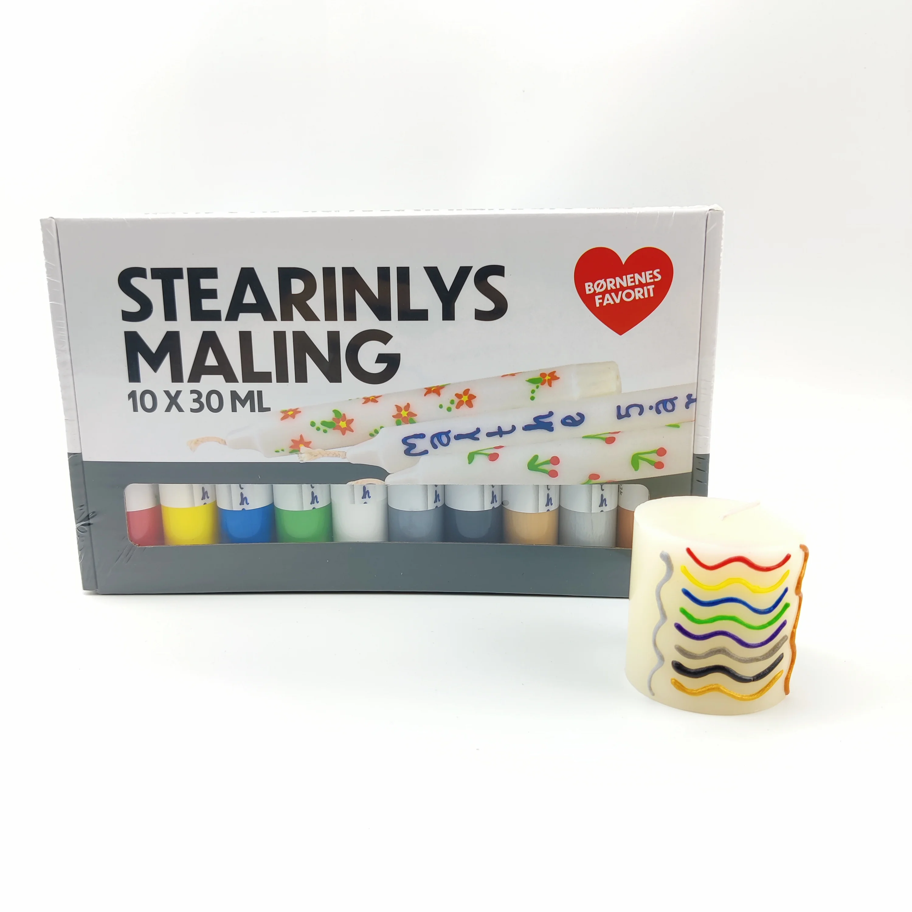 10 видов цветов свечи пульт дистанционного управления Набор для рисования (30 мл), нетоксичный, ремесло краски для лампы в форме свечи ремесла Сделай Сам картины