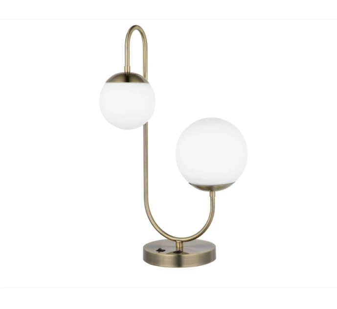 Modern White Marble Decorative Home Office Desk Lamps Wholesale Task Table Lamps Antique Brass Shade Multicolored Iron Hotels