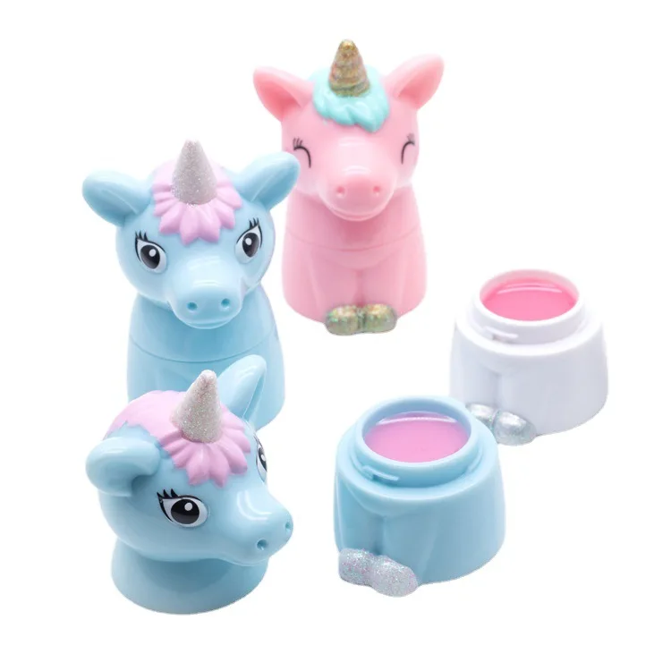 Unicorns Moderate Moisturizing Children Lip Balm Natural Eco Friendly  OEM  Lip Balm With Own Logo