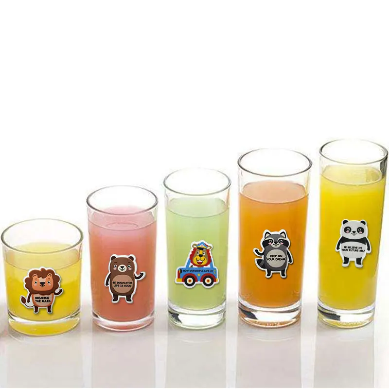 Custom logo motorcycle promotional stickers, reusable decals anime stickers