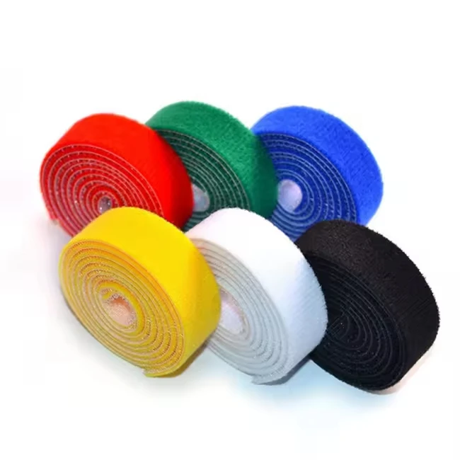 Custom Hook and Loop Back to back nylon Velcroes Cable ties Elastic Velcroes Custom double-sided Patch Velcroes