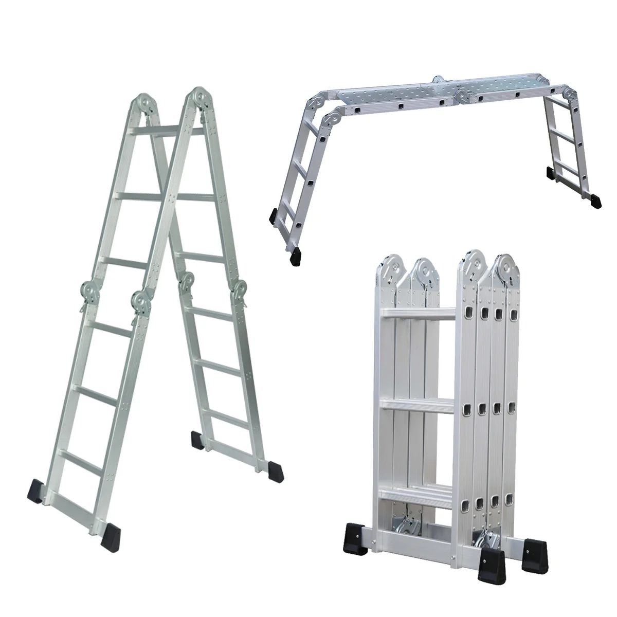 EN131 GS Approved Aluminum Scaffolding Ladder Multi-functional 4x2 4x3 4x4 Steps Ladder
