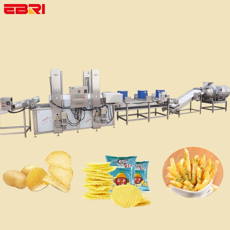 Manufacturers sale french fries production line frozen potato chips machine french fry making machine