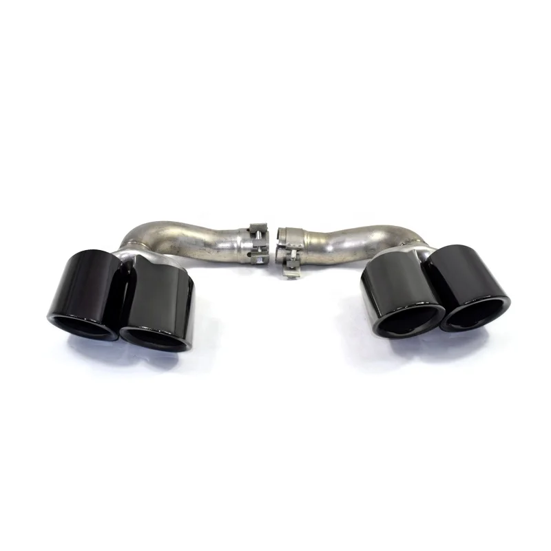 SYPES Stainless steel exhaust pipe muffler tail throat modified GTS18-20 car chassis model Cayenn 9Y0 original four-point tip