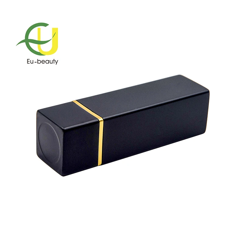 High-grade black magnet metal  lipstick tubea or lip balm container