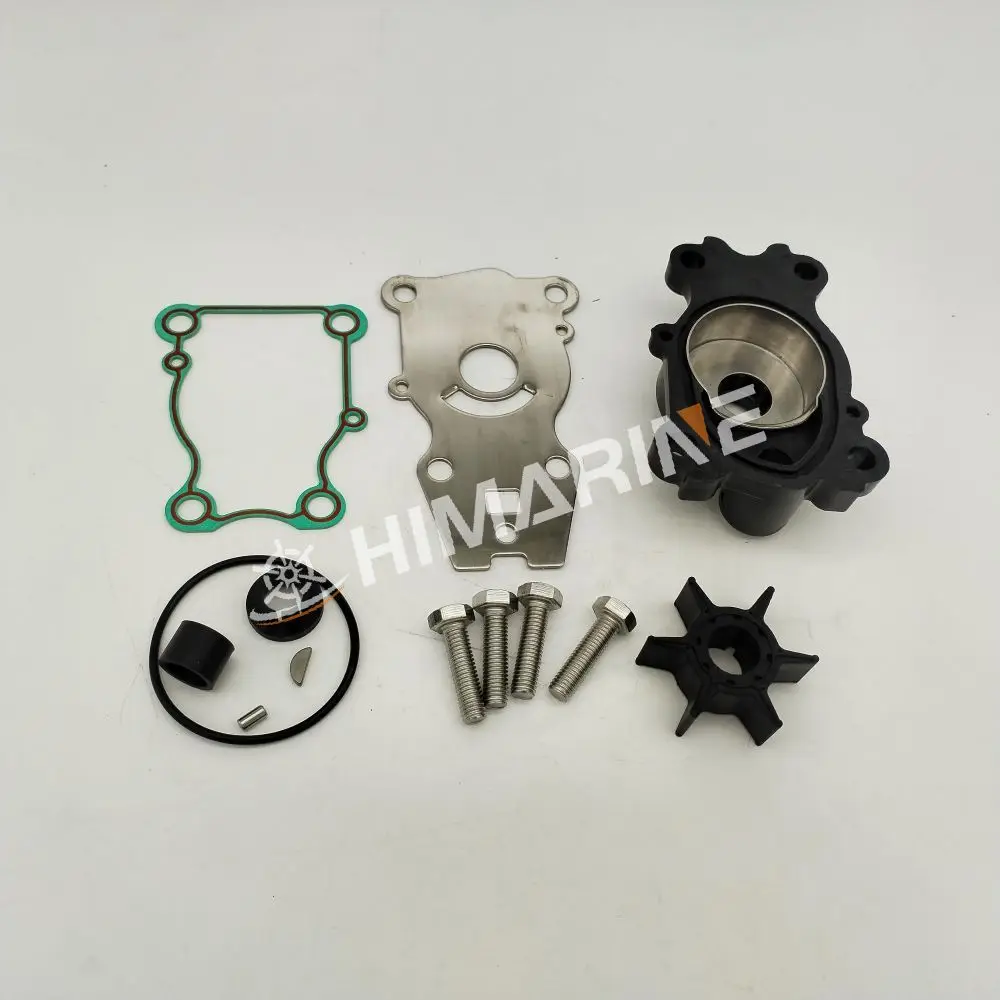 Outboard Spare Parts 66T-W0078-00 Water Pump Impeller Repair Kit For Yamaha Housing 25HP 30HP 40HP