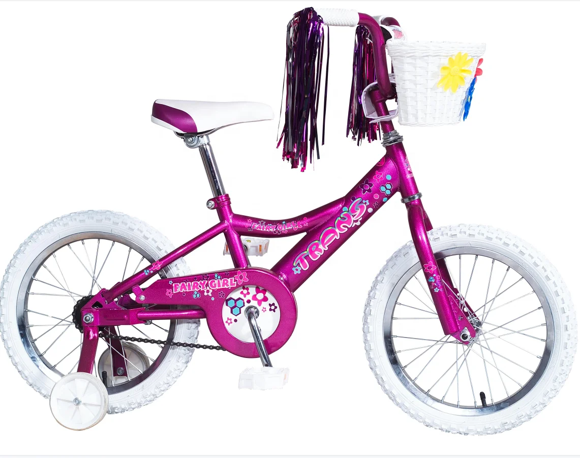 BMX frame 16inch kids bicycle with popular color manufacturer with air tire plastic basket for kids bike road cycle