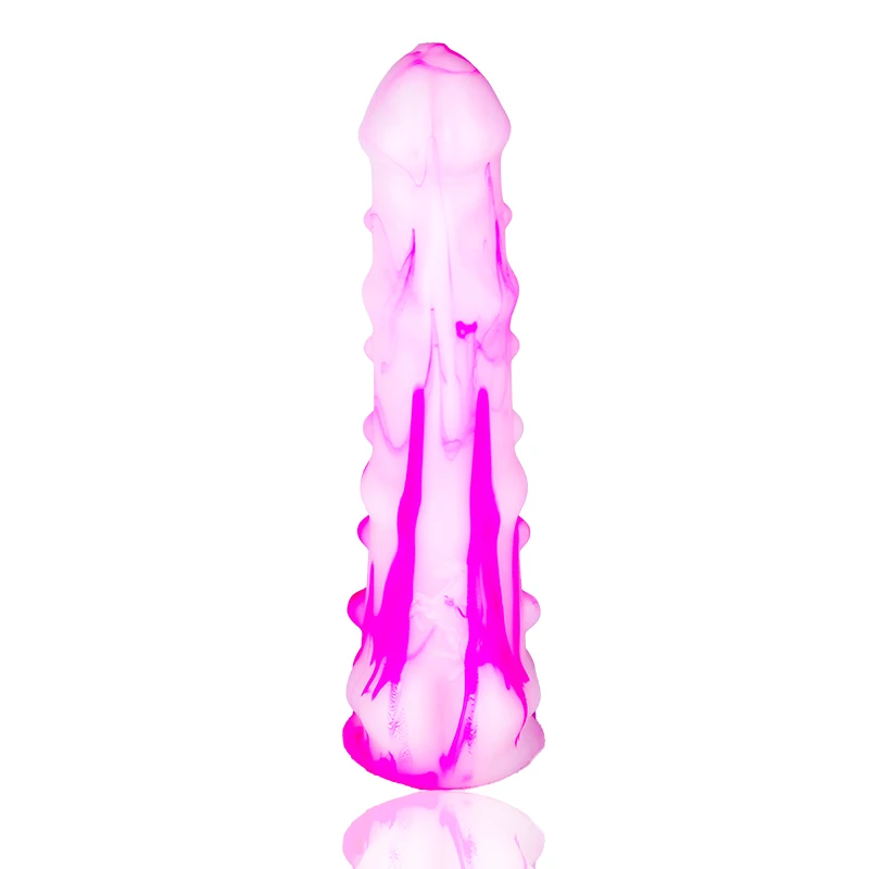 New horse special shaped soft rear anal plug liquid silicone large simulated dildo penis sex toy for women